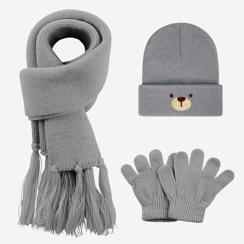 Kids Outdoor Playset - Stylish Versatile 3PC 1‑3Y Kids Knit