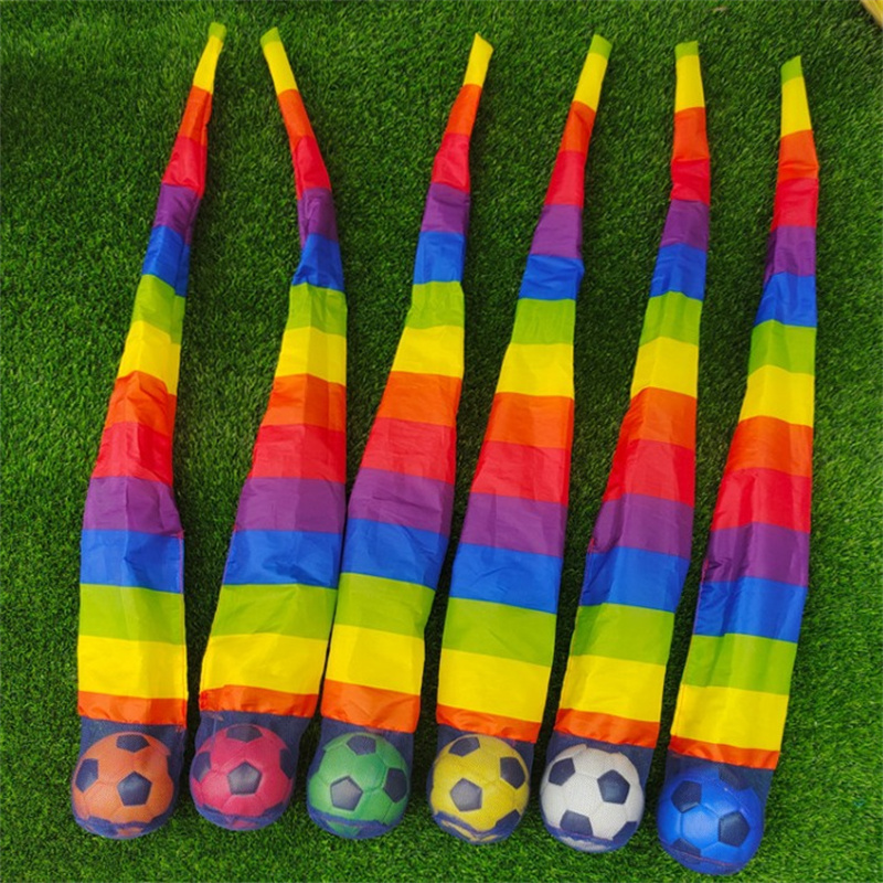 Kids Outdoor Dome - Kindergarten Hand Throwing Ball Football Rainbow