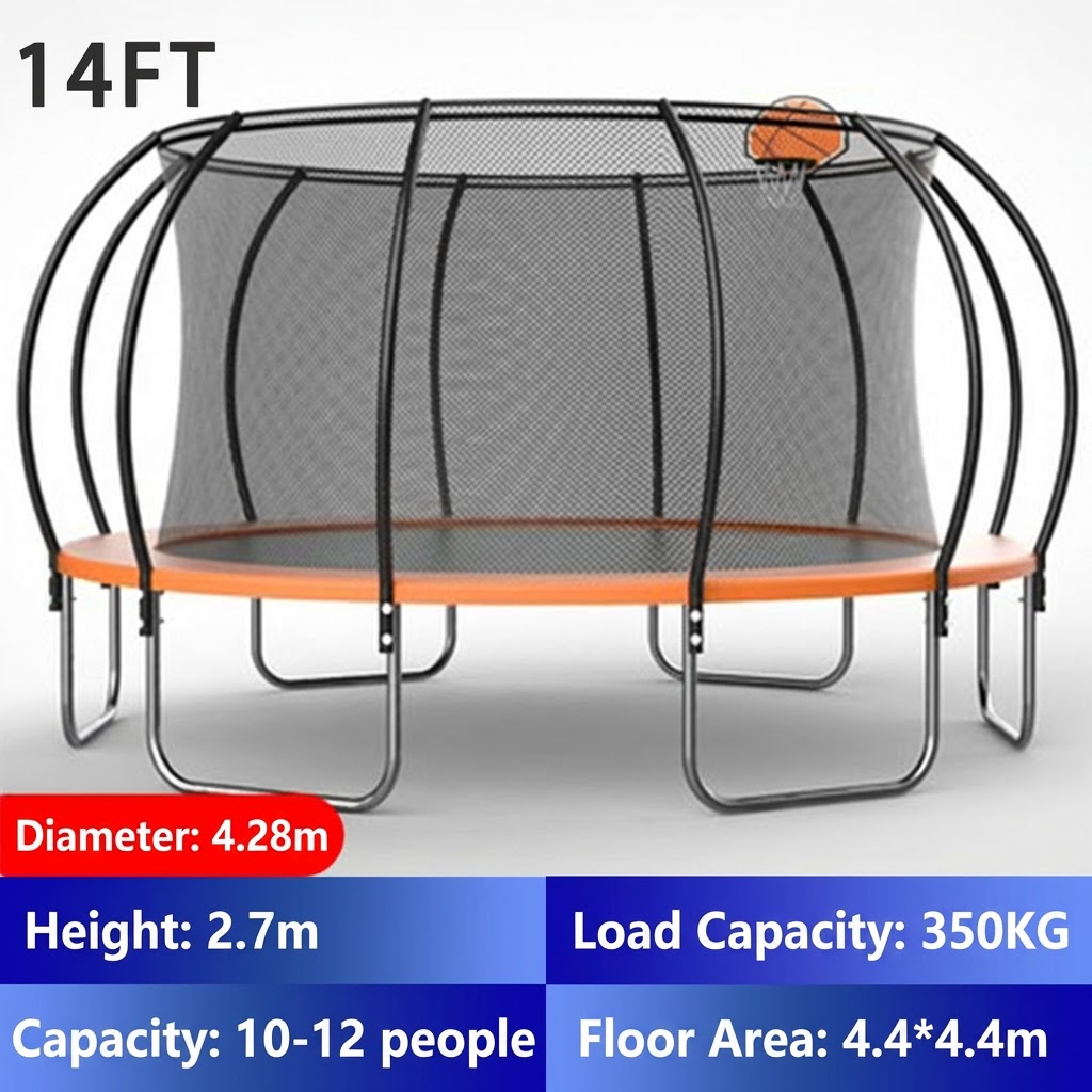 Factory Price 6-16ft Pumpkin T - Kids Outdoor Trampoline ulasan dan harga