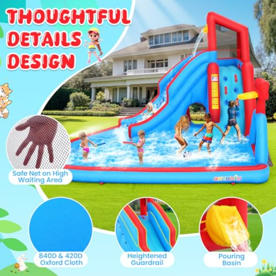 Backyard outdoor water slide i - Kids Outdoor Climbing ulasan dan harga