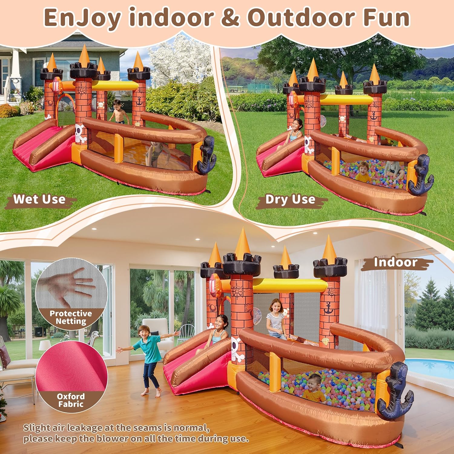 Inflatable Bounce House for Ki - Kids Outdoor Jumping Castle ulasan dan harga