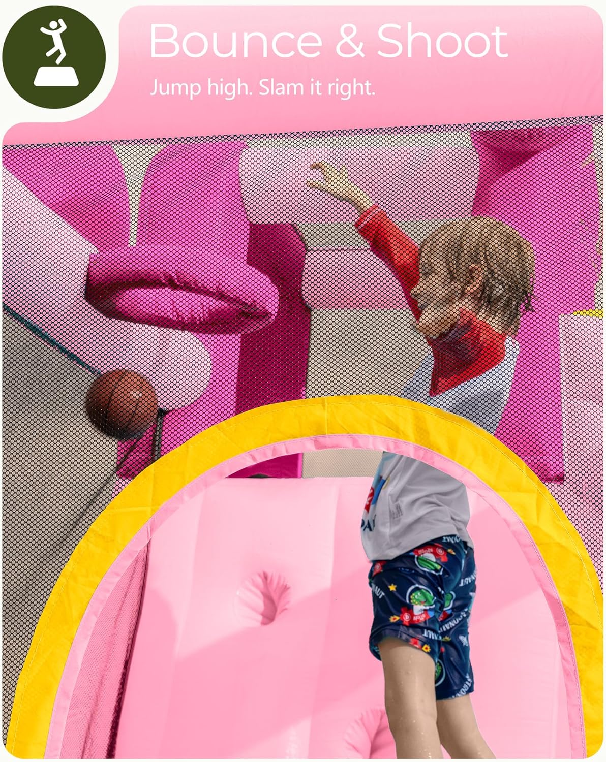 Pink Inflatable Water Slide Bo - Kids Outdoor House ulasan dan harga