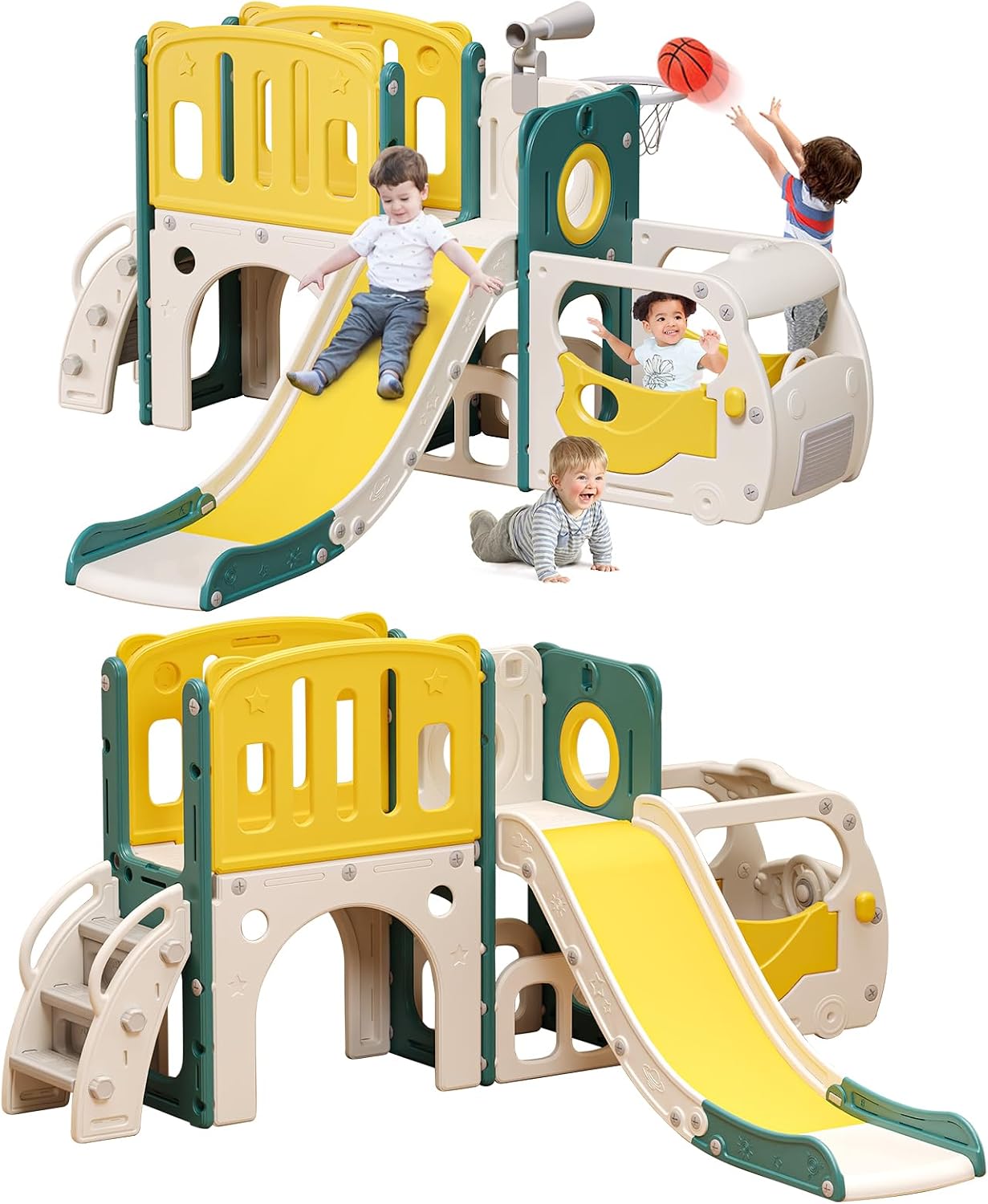 Toddler Slide Kids Slide Plays - Kids Outdoor Climber ulasan dan harga