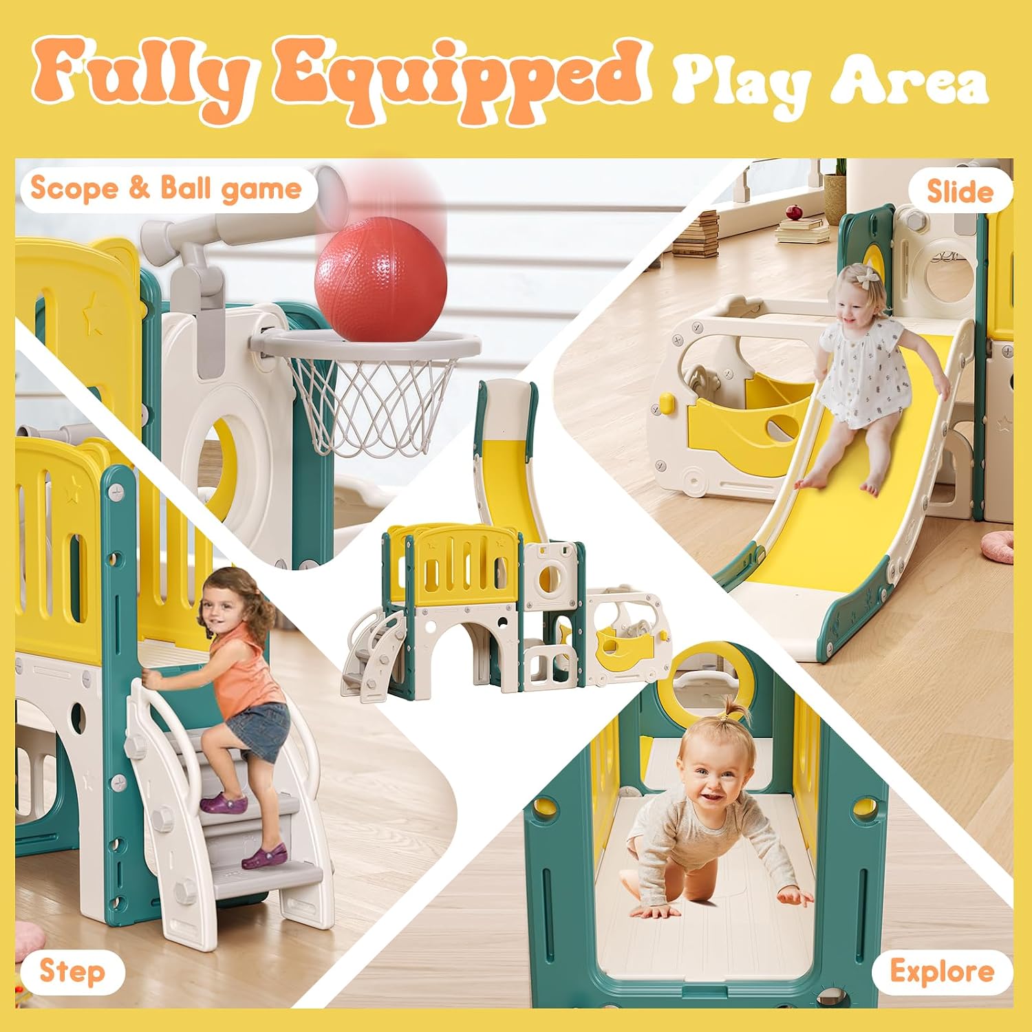 Toddler Slide Kids Slide Plays - Kids Outdoor Climber ulasan dan harga