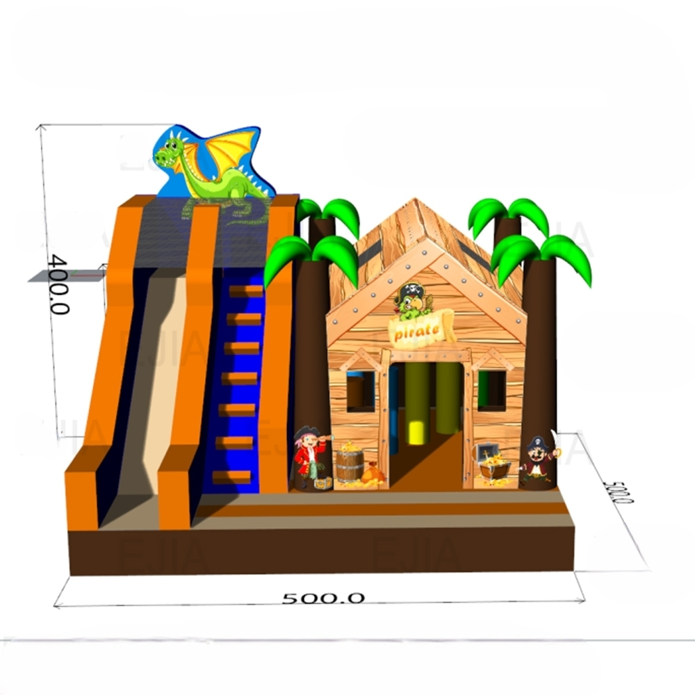 Portable Commercial 17FT Large - Kids Outdoor Jumping Castle ulasan dan harga