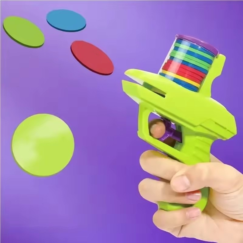 Foam Disc Launcher Flying Disc - Kids Outdoor Adventure ulasan dan harga