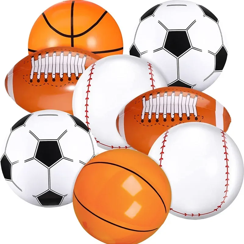 Inflatable Beach Ball Football - Kids Outdoor Inflatable ulasan dan harga