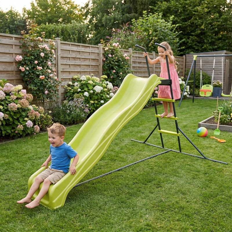 Outdoor 2.2M Freestanding Slid - Kids Outdoor Climber ulasan dan harga