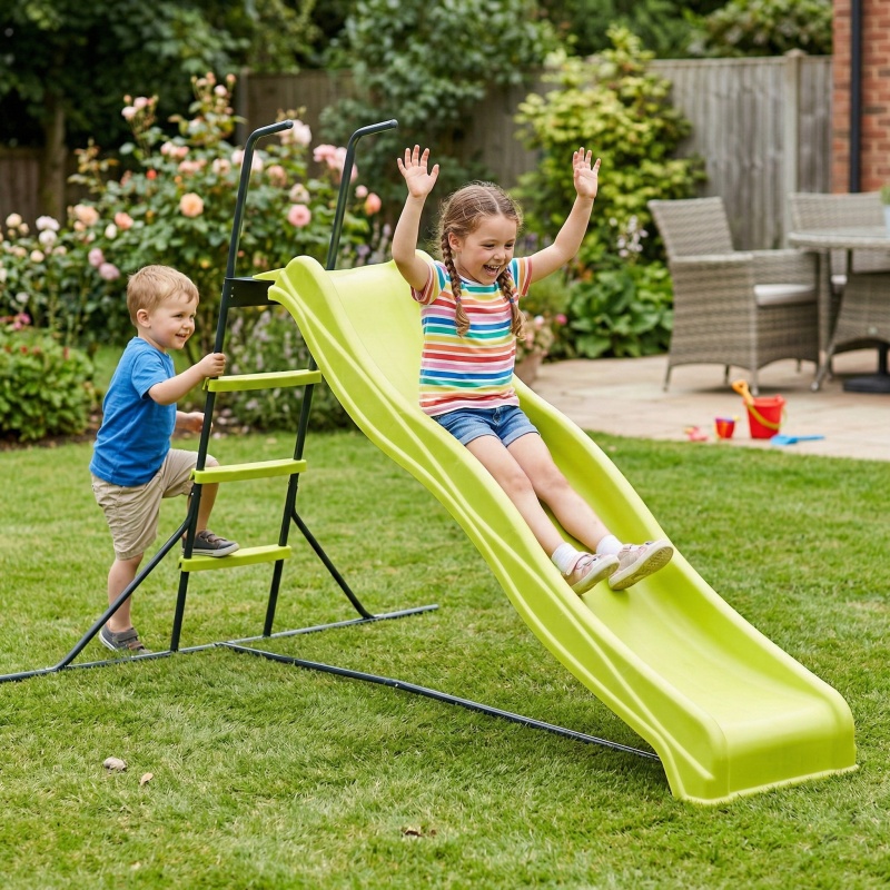 Outdoor 2.2M Freestanding Slid - Kids Outdoor Climber ulasan dan harga