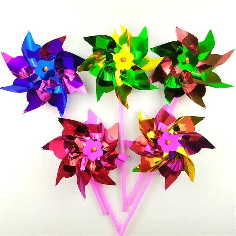 50Pcs Sequin Windmill Pinwheel - Outdoor Kids In An Indoor World ulasan dan harga