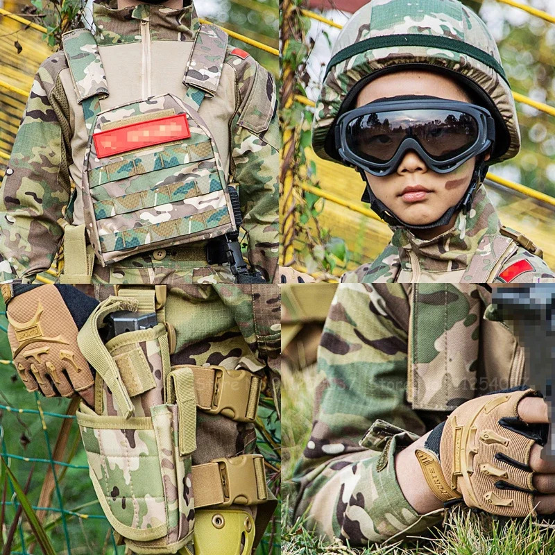 Children Tactical Camouflage S - Kids Outdoor Vest ulasan dan harga