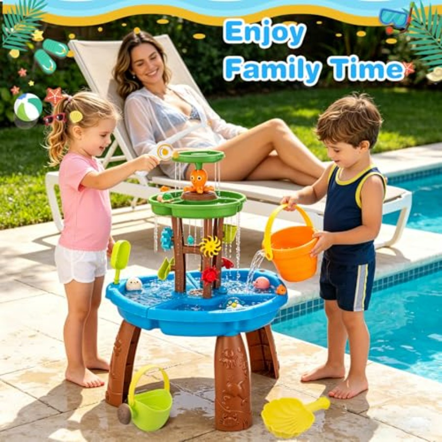 Outdoor water table toys for k - Kids Outdoor Sensory Table ulasan dan harga