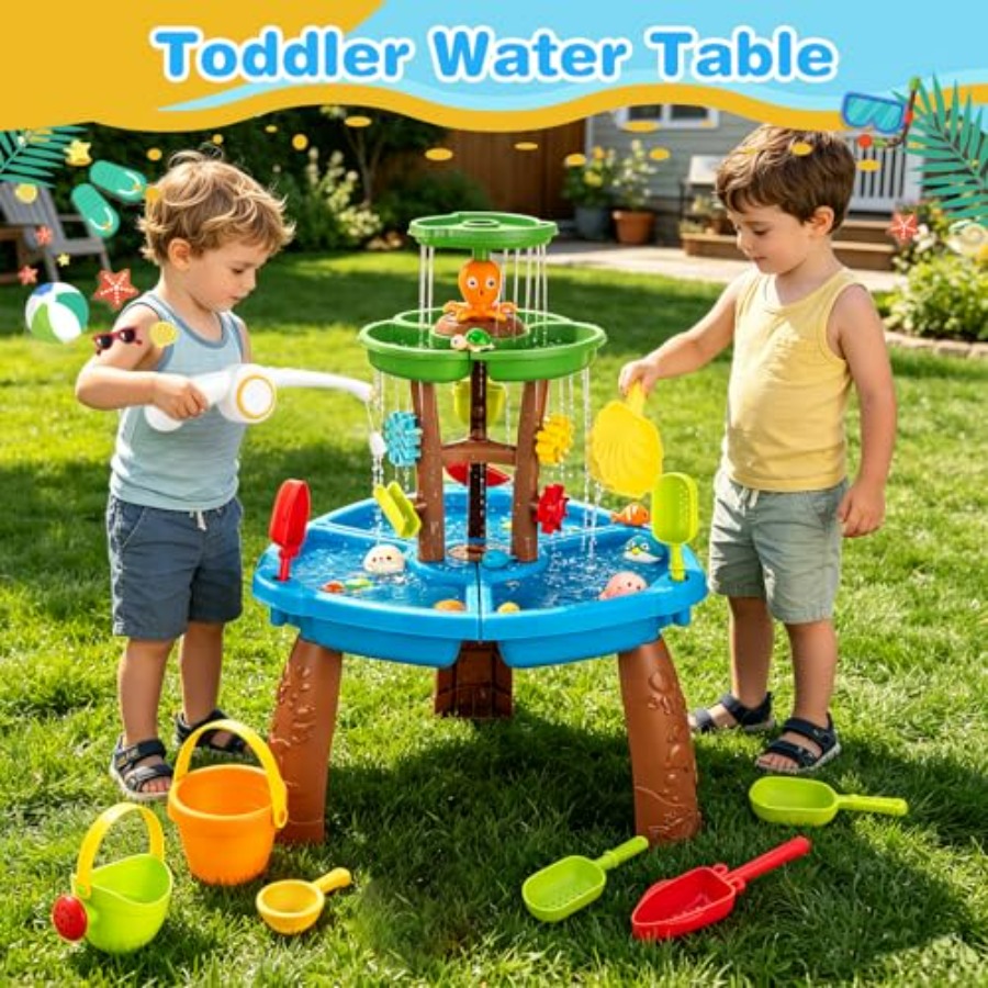 Outdoor water table toys for k - Kids Outdoor Sensory Table ulasan dan harga