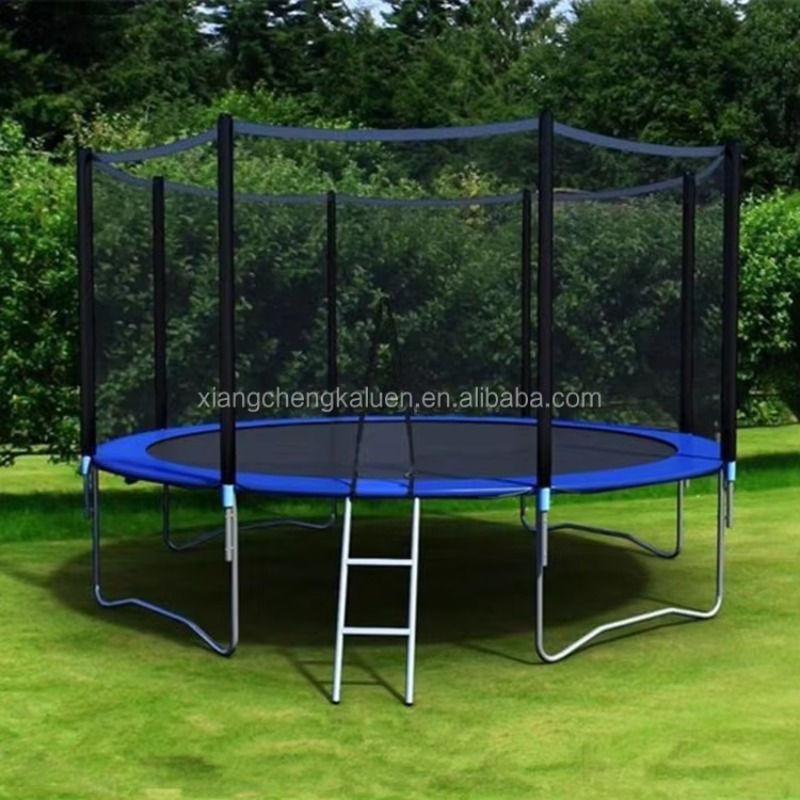 Round Trampoline with Safety E - Kids Outdoor Trampoline ulasan dan harga