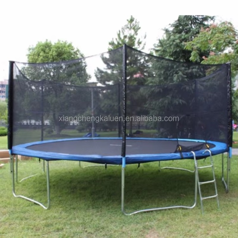 Round Trampoline with Safety E - Kids Outdoor Trampoline ulasan dan harga