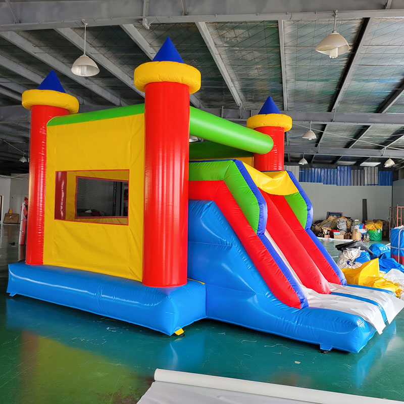 Bounce House with Slide Jumpin - Kids Outdoor Jumping Castle ulasan dan harga