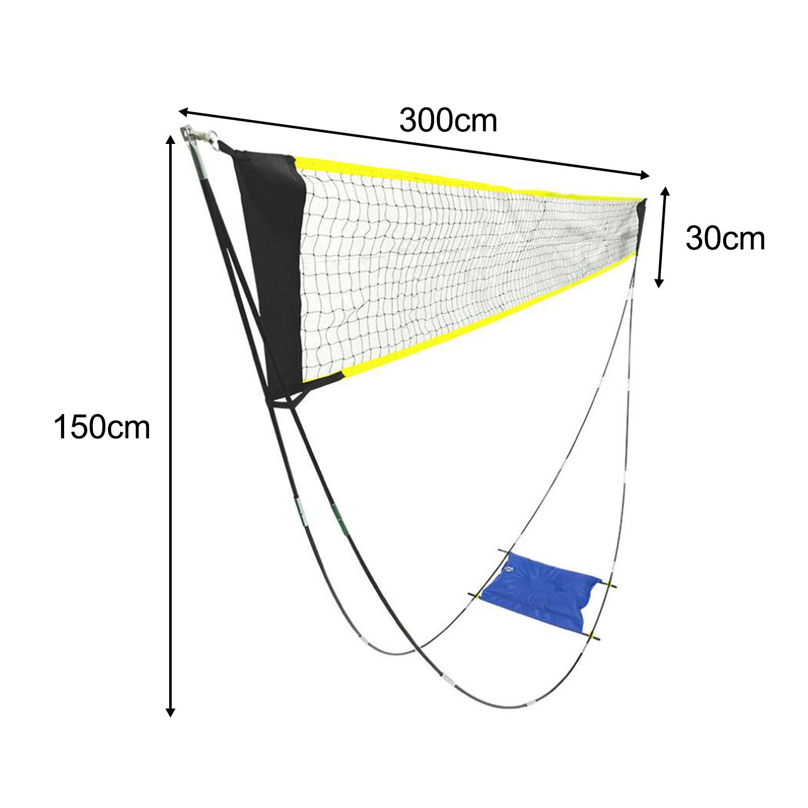 Badminton Net with Storage Bag - Kids Outdoor Volleyball Net ulasan dan harga