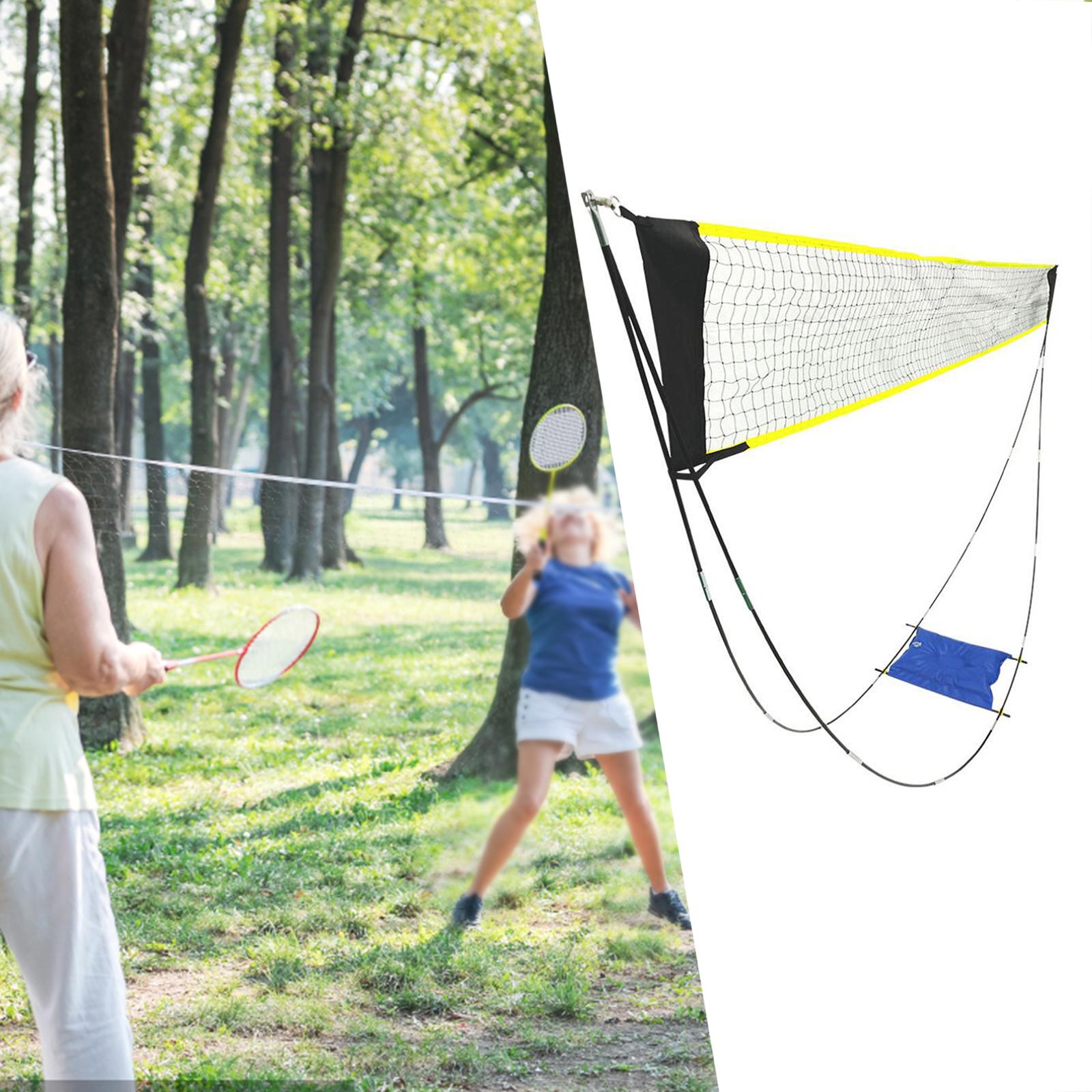 Badminton Net with Storage Bag - Kids Outdoor Volleyball Net ulasan dan harga