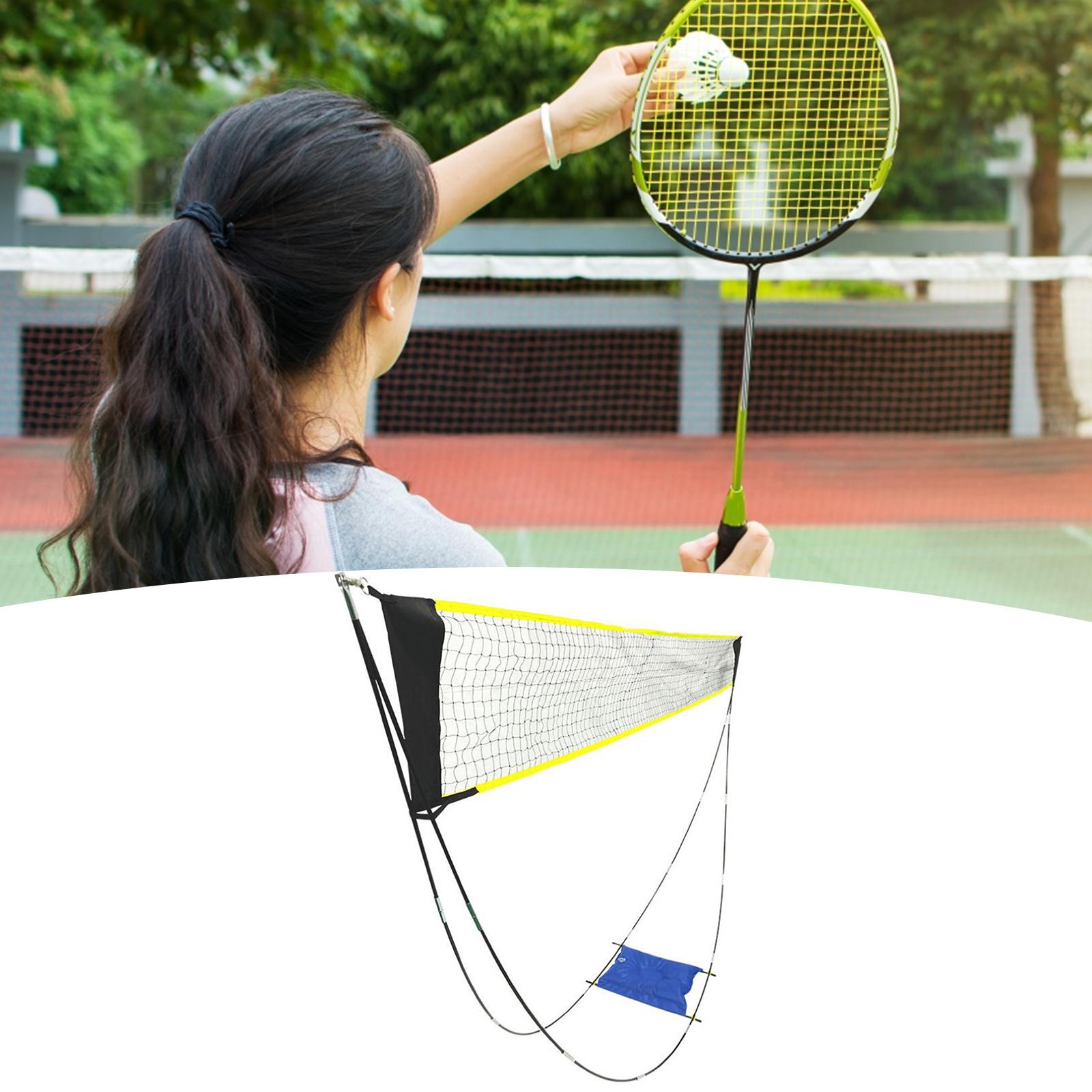 Badminton Net with Storage Bag - Kids Outdoor Volleyball Net ulasan dan harga
