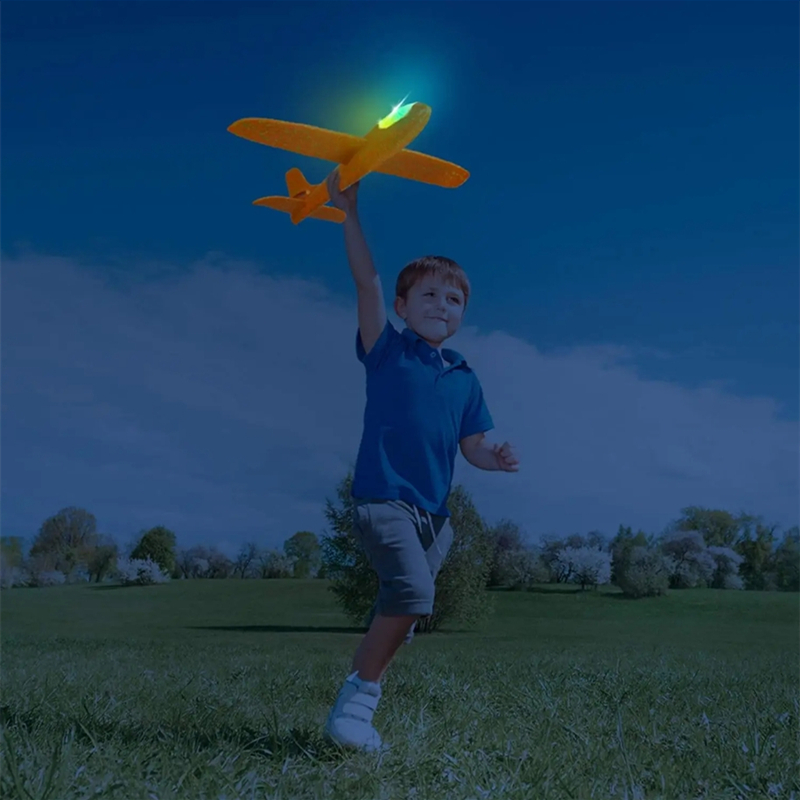 Electric Foam Plane Glider Han - Kids Outdoor Playset ulasan dan harga