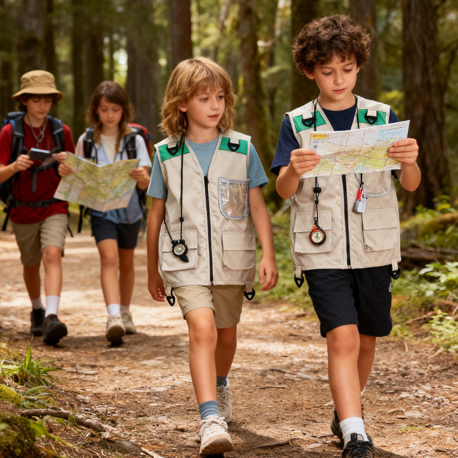 Kids Explorer Vest Costume Saf - Kids Outdoor Vest ulasan dan harga