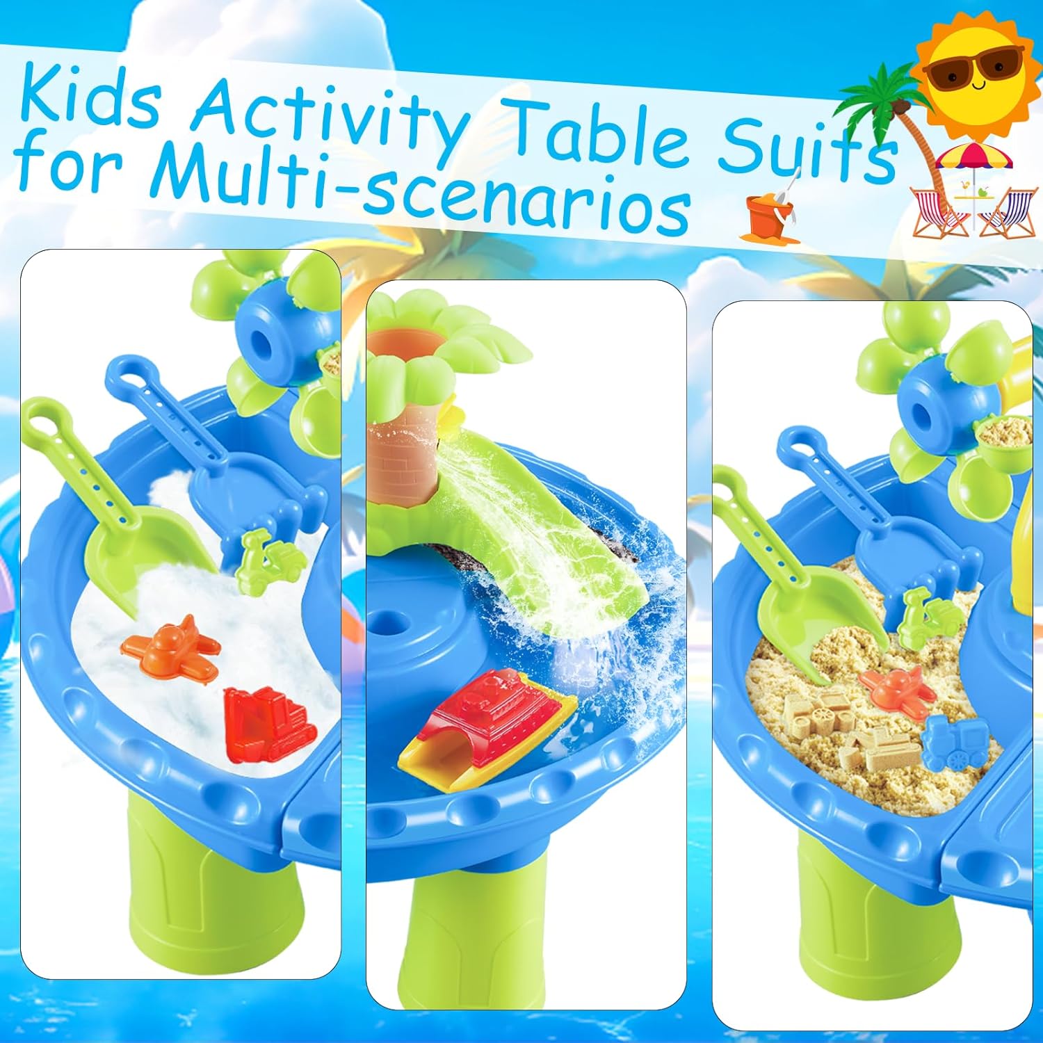 Water Table Sandbox for Kids O - Kids Outdoor Sensory Table ulasan dan harga