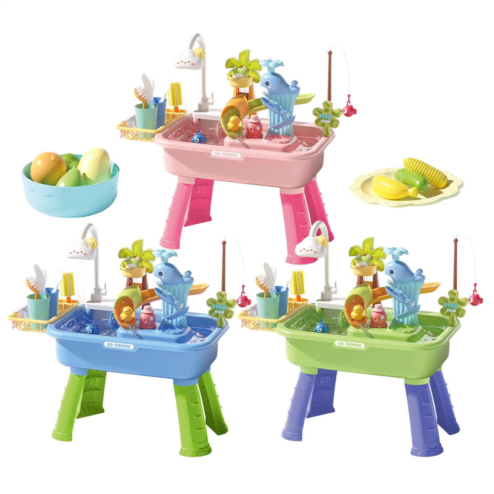 43Pcs Electric Kids Water Tabl - Kids Outdoor Sensory Table ulasan dan harga