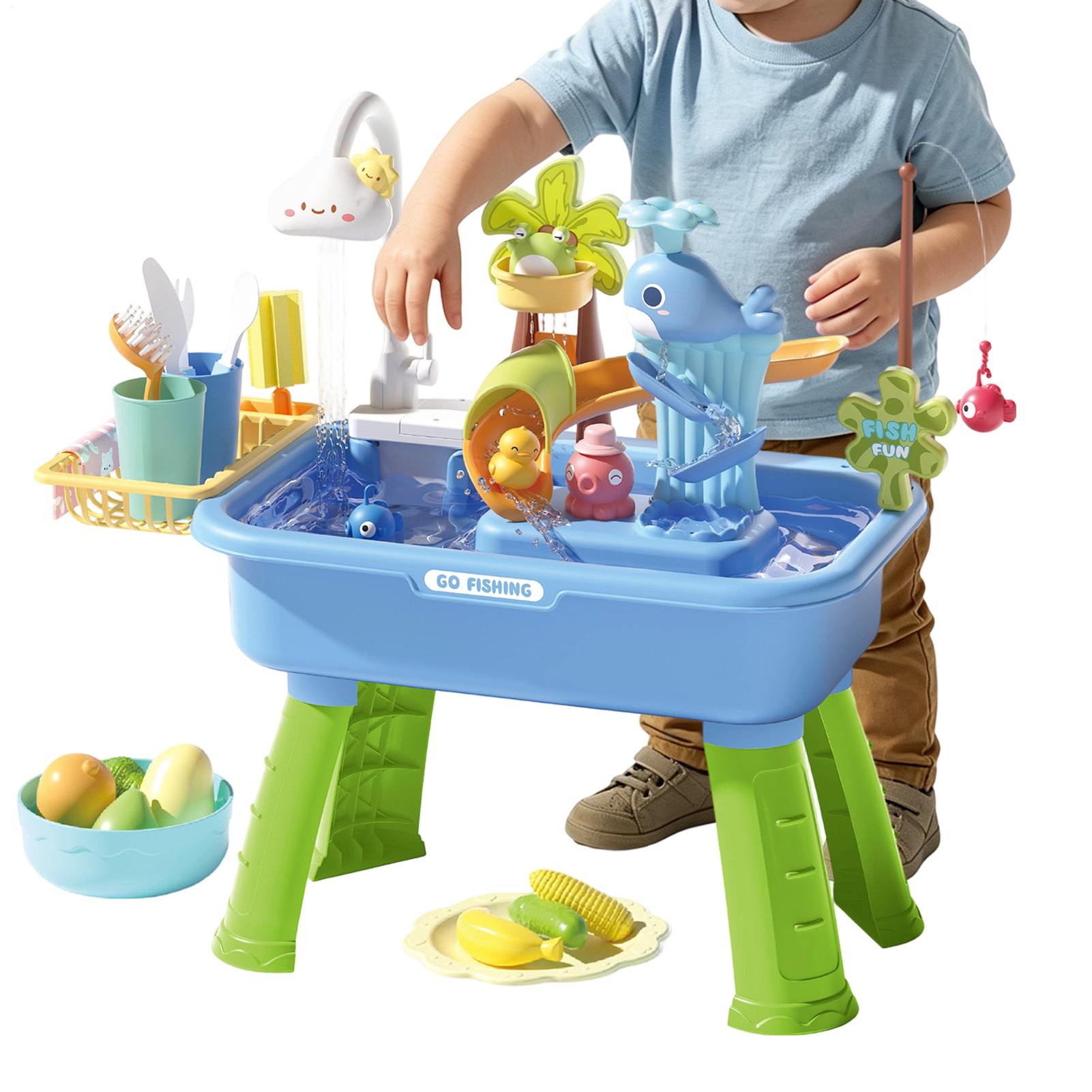 43Pcs Electric Kids Water Tabl - Kids Outdoor Sensory Table ulasan dan harga