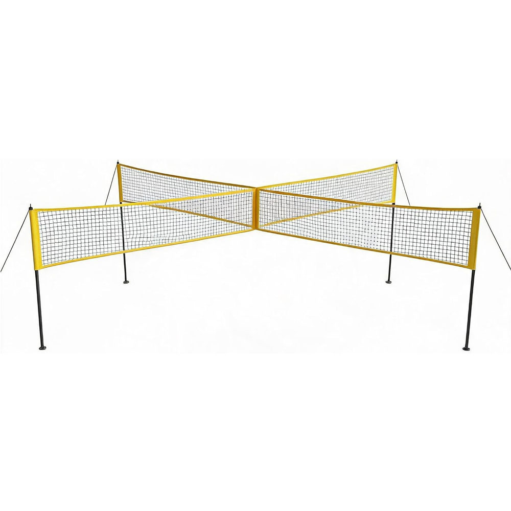 4-Way Volleyball Net Set with  - Kids Outdoor Volleyball Net ulasan dan harga