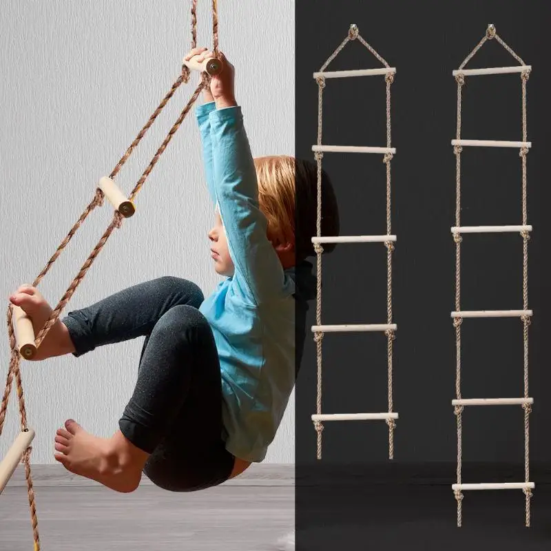 Kids Wooden Ladder Outdoor Act - Kids Outdoor Climber ulasan dan harga