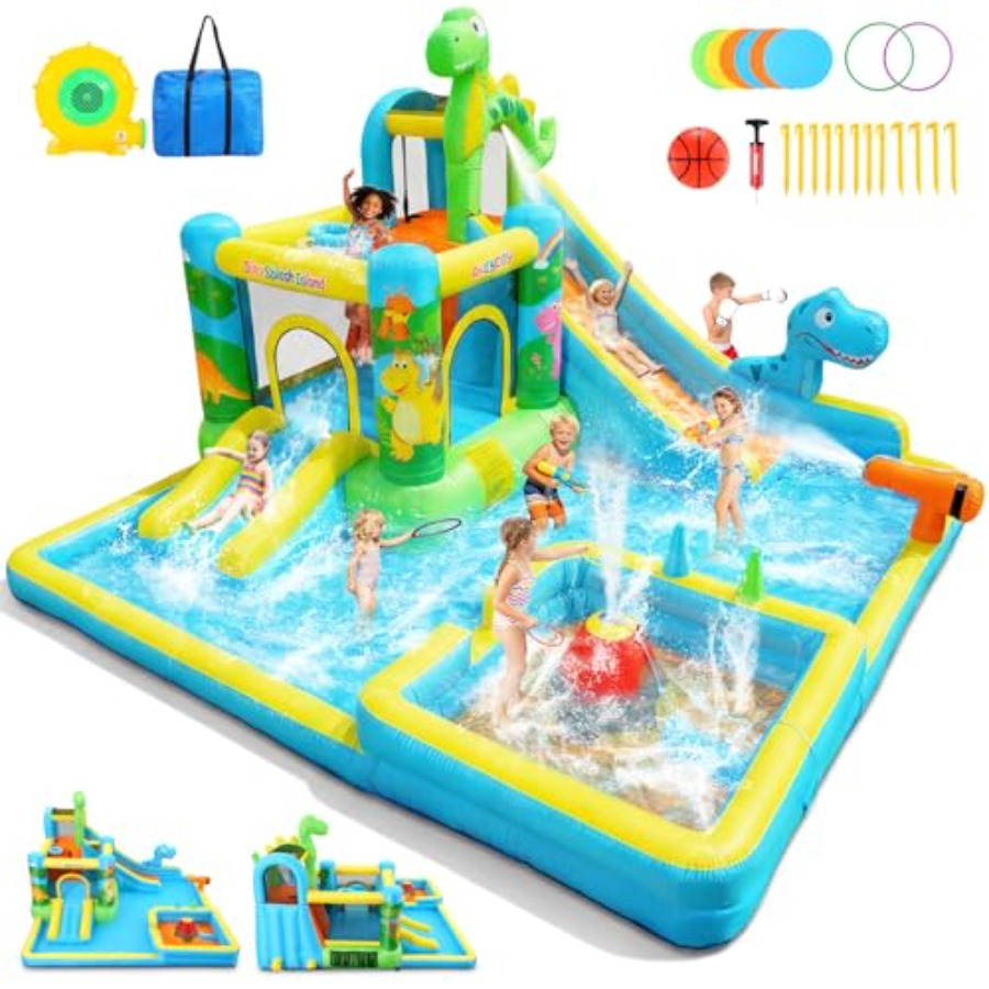 Outdoor backyard inflatable wa - Kids Outdoor House ulasan dan harga