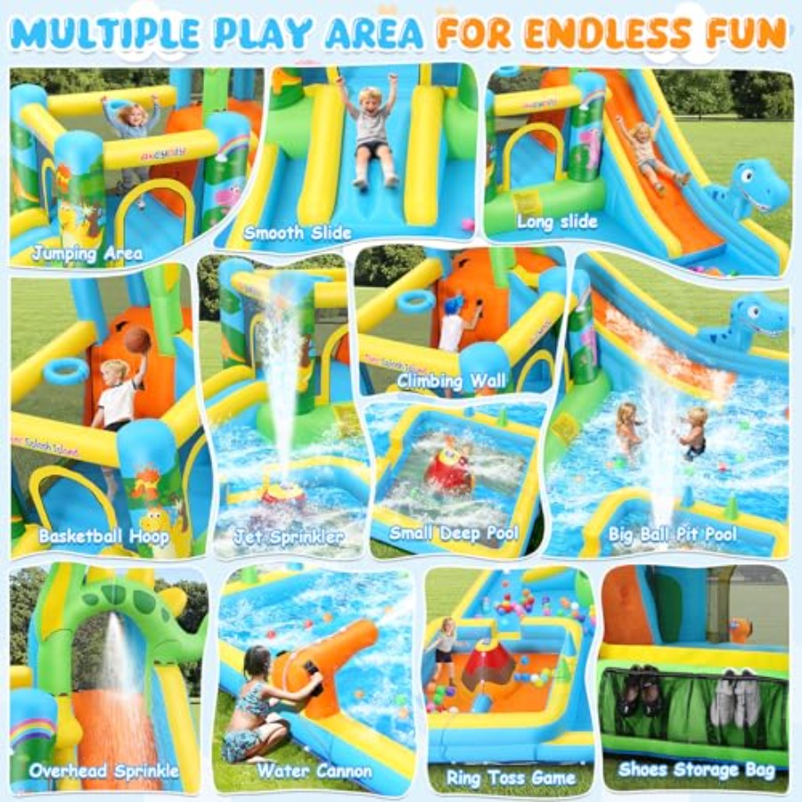 Outdoor backyard inflatable wa - Kids Outdoor House ulasan dan harga