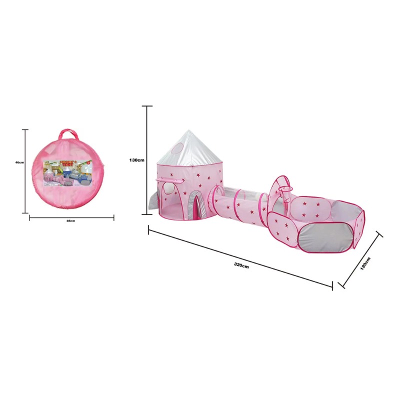 3 in 1 Kids Tent House Portabl - Outdoor Kids In An Indoor World ulasan dan harga