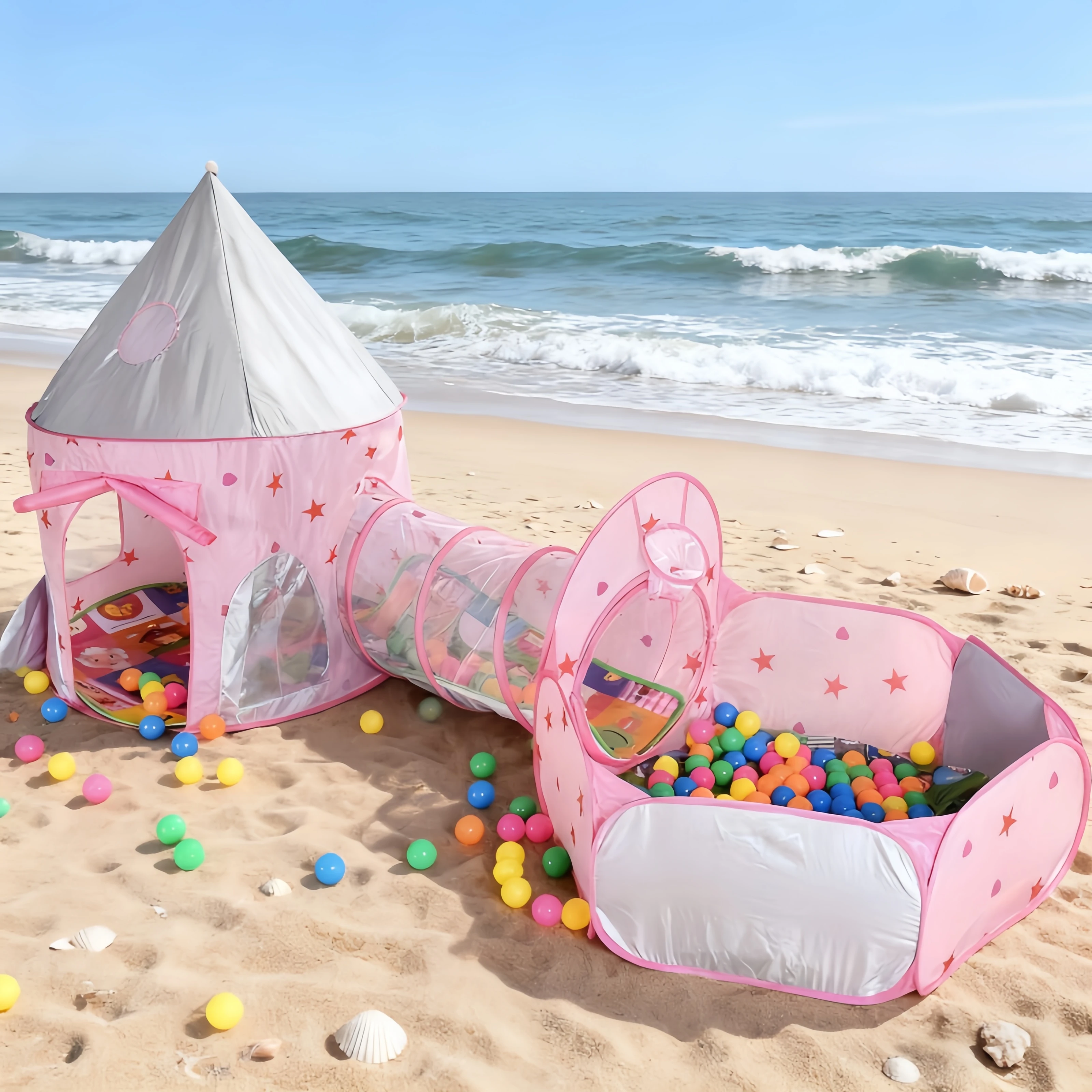 3 in 1 Kids Tent House Portabl - Outdoor Kids In An Indoor World ulasan dan harga