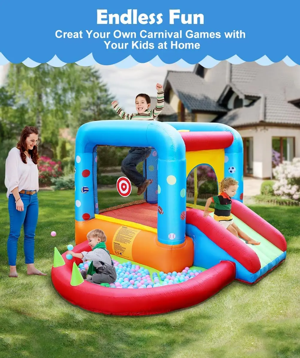 Step4Fun Inflatable Bounce Hou - Kids Outdoor House ulasan dan harga