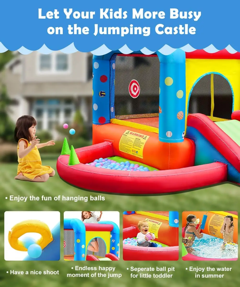 Step4Fun Inflatable Bounce Hou - Kids Outdoor House ulasan dan harga