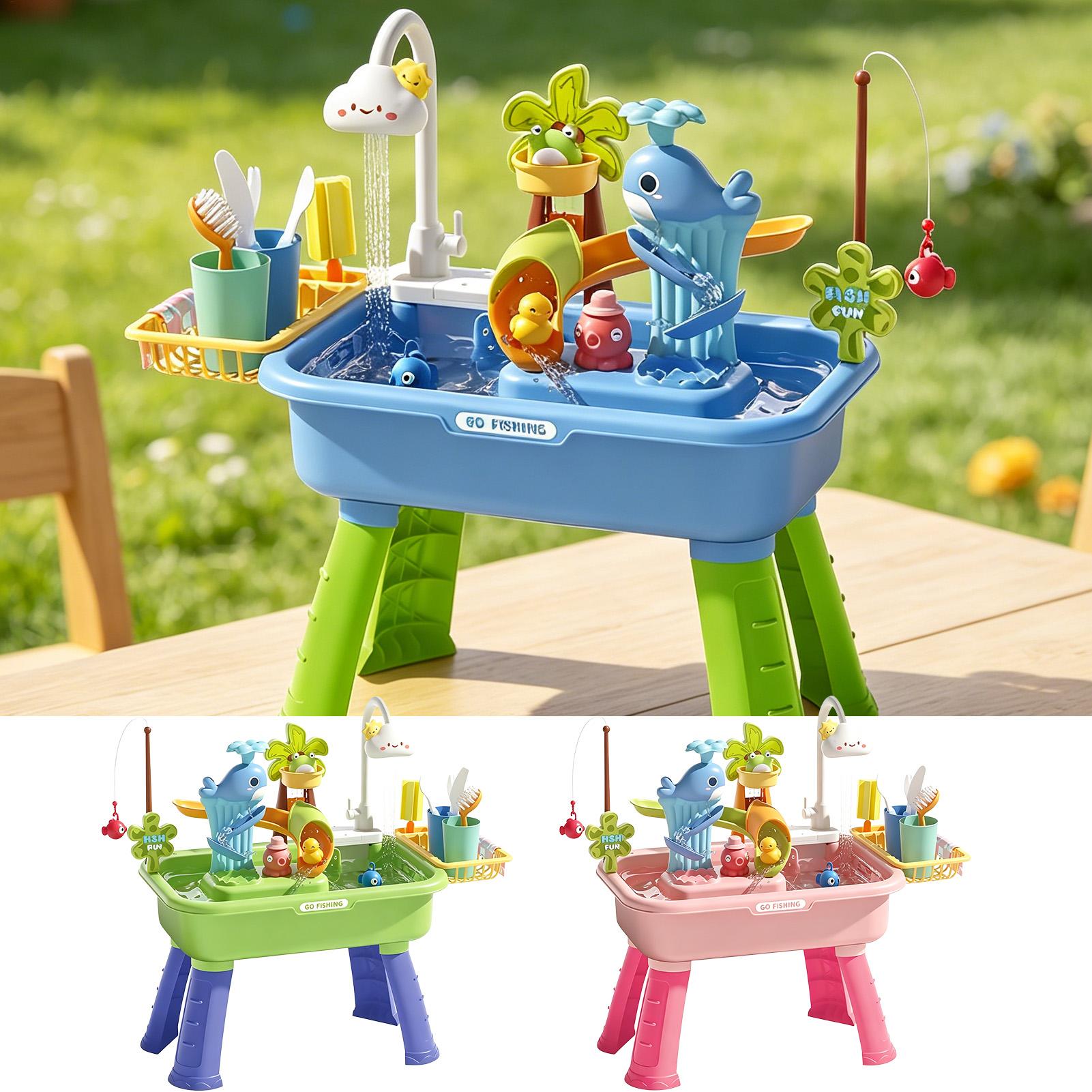 Kids Water Table with Pump, Se - Kids Outdoor Sensory Table ulasan dan harga