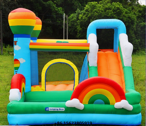 Kids Inflatable Castle with Sl - Kids Outdoor Jumping Castle ulasan dan harga