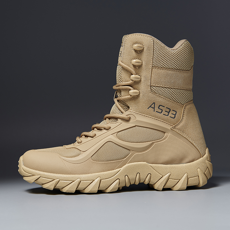 Men Tactical Boot Safety Anti- - Kids Outdoor Climber ulasan dan harga
