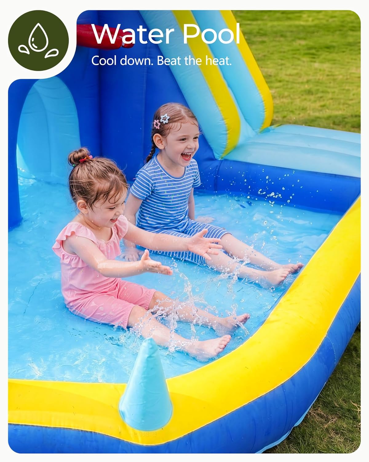 Kids Inflatable Water Slide Bo - Kids Outdoor House ulasan dan harga