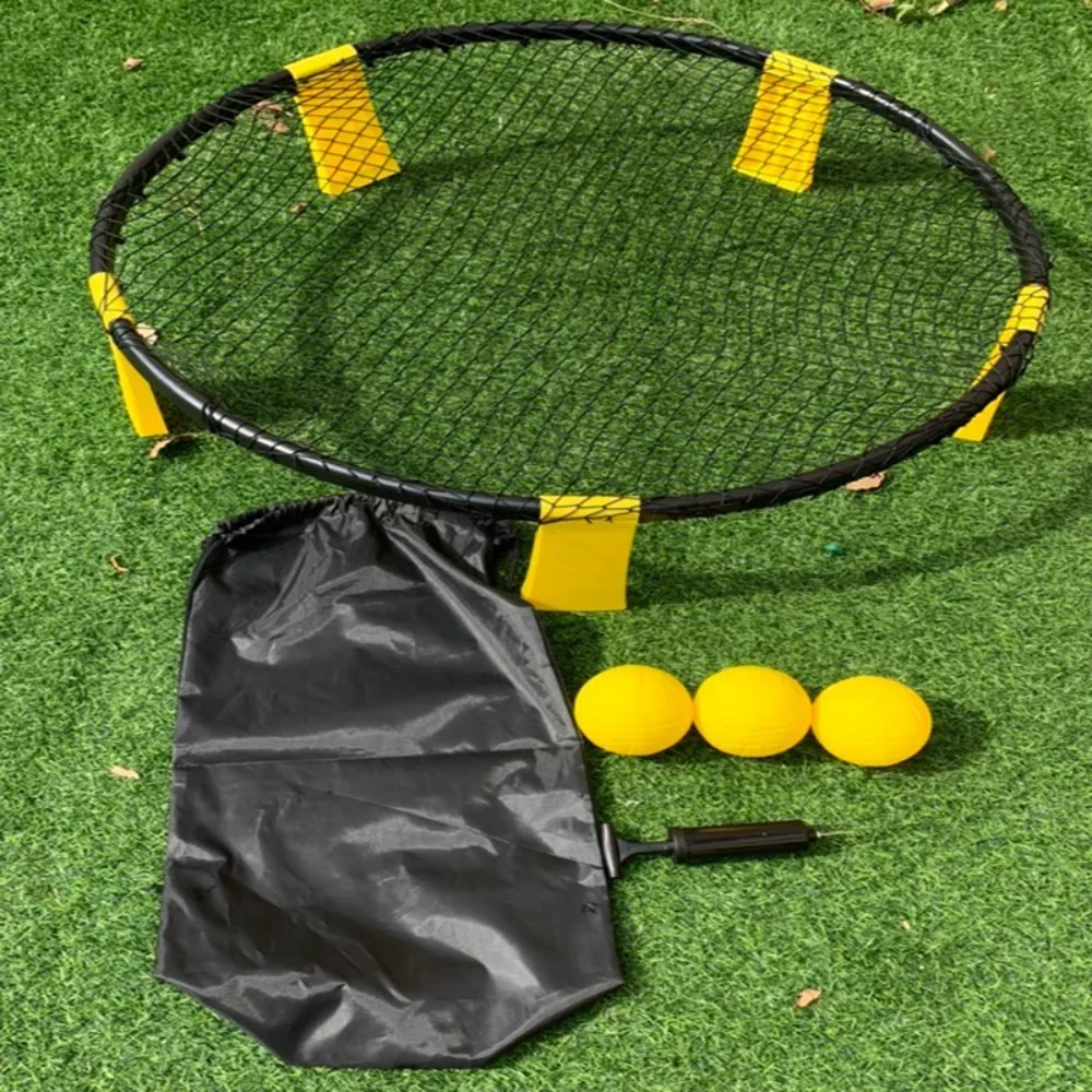 Beach Volleyball Mini Game Set - Kids Outdoor Volleyball Net ulasan dan harga
