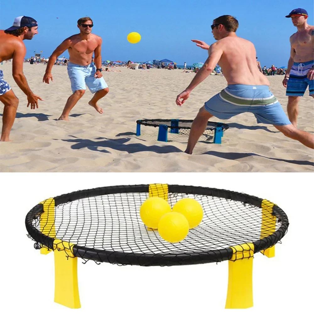 Beach Volleyball Mini Game Set - Kids Outdoor Volleyball Net ulasan dan harga