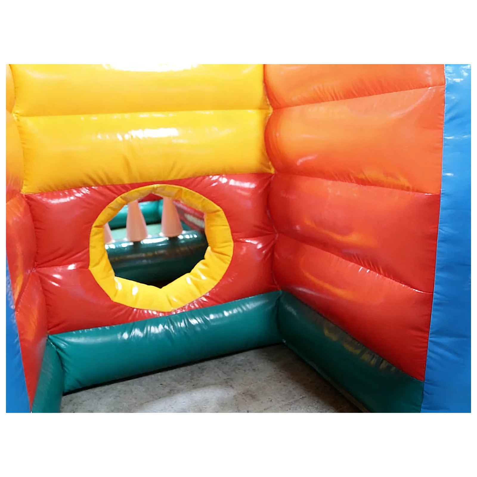 Commercial Orange Blue Obstacl - Kids Outdoor Inflatable ulasan dan harga