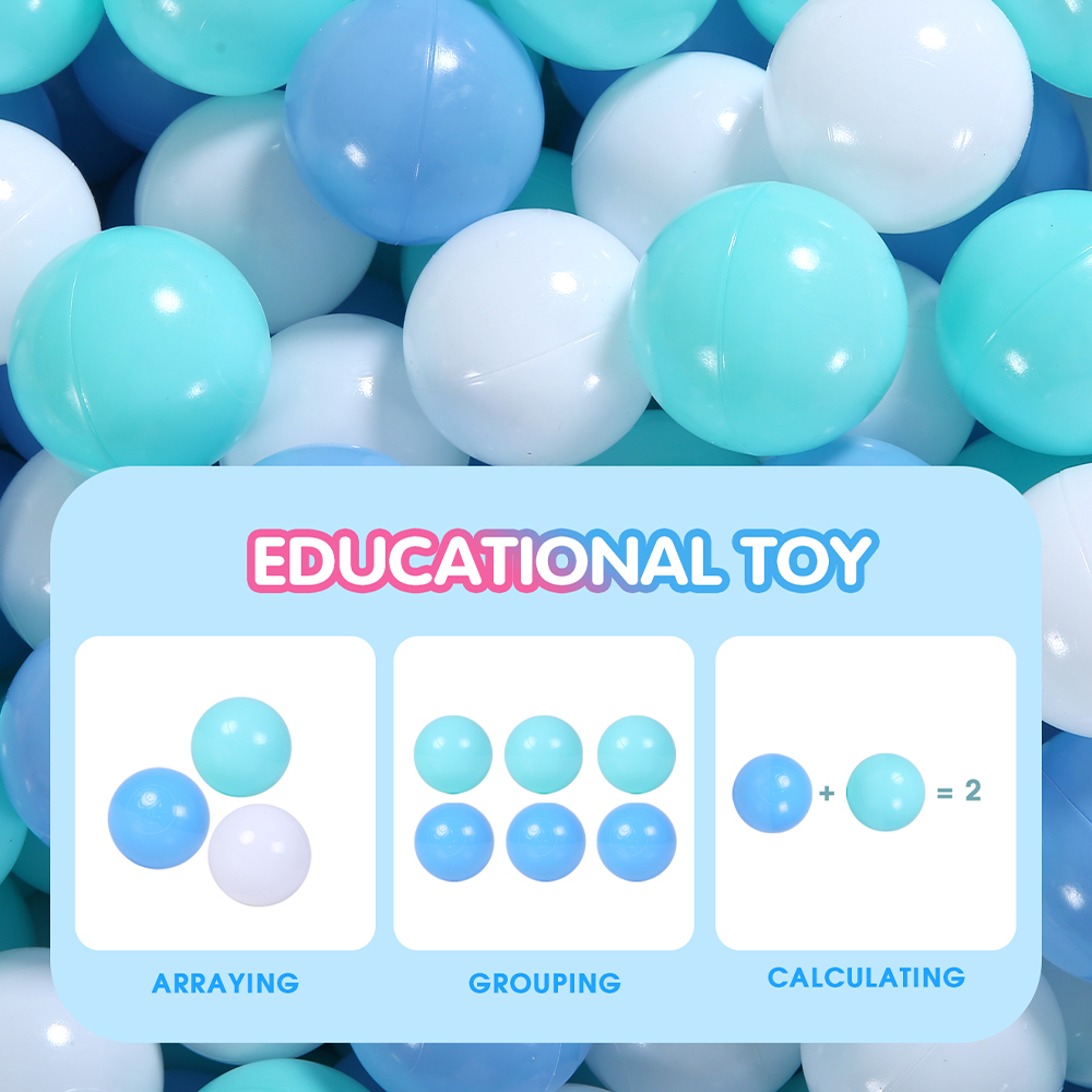 100Pcs Colors Plastic Balls Wa - Outdoor Kids In An Indoor World ulasan dan harga