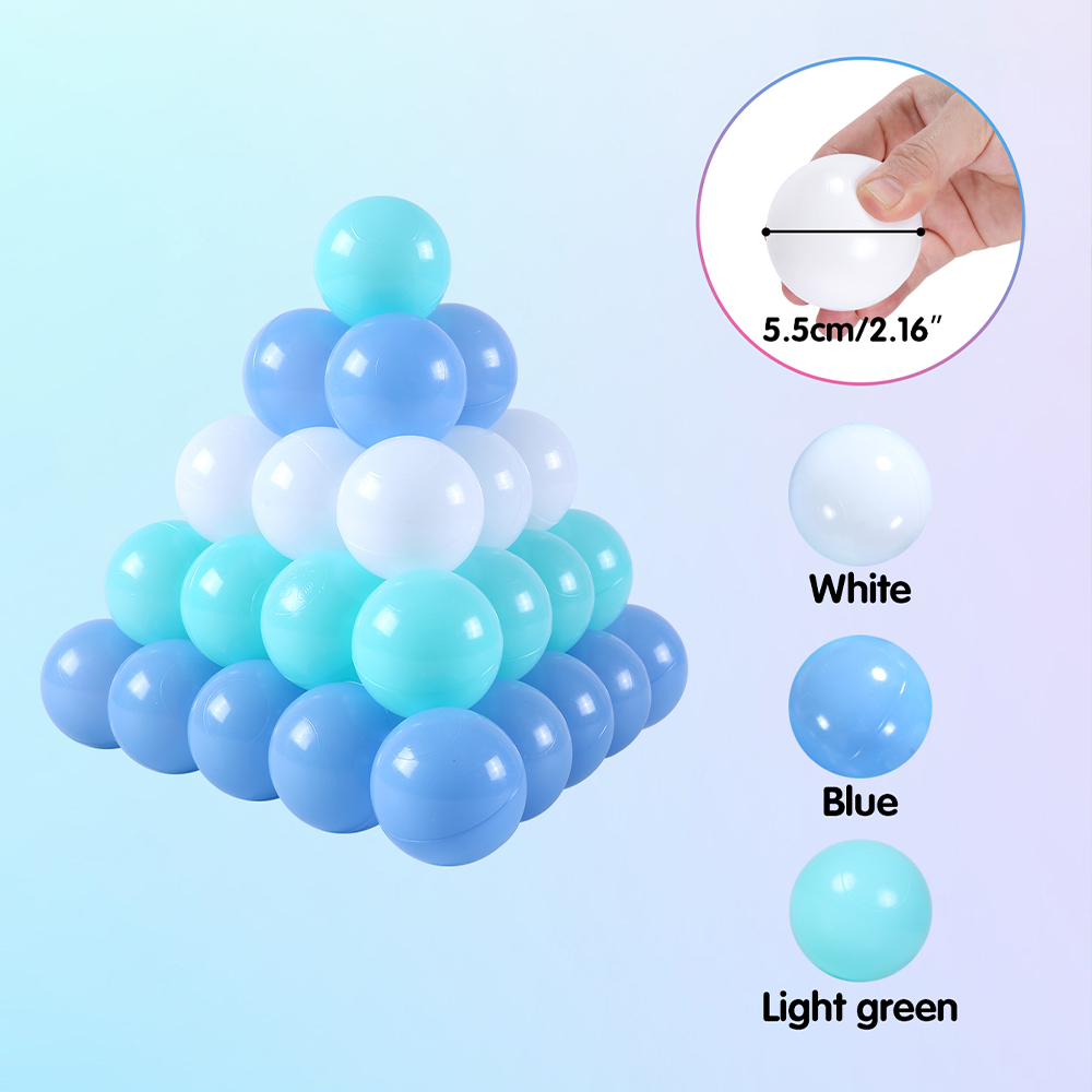 100Pcs Colors Plastic Balls Wa - Outdoor Kids In An Indoor World ulasan dan harga