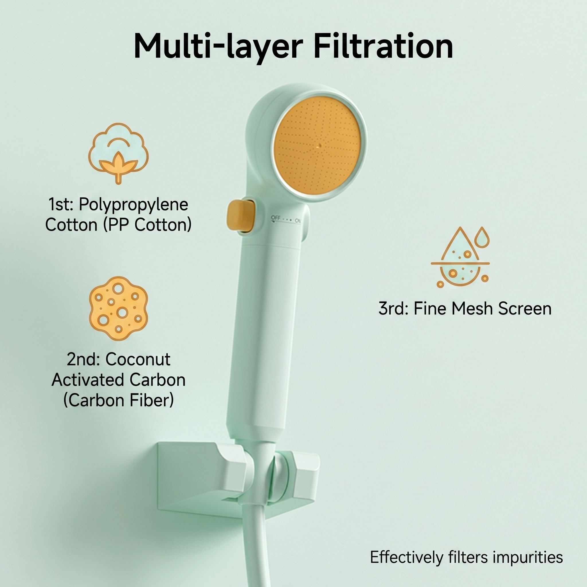 Filter Portable Shower Head Fo - Outdoor Kid ulasan dan harga