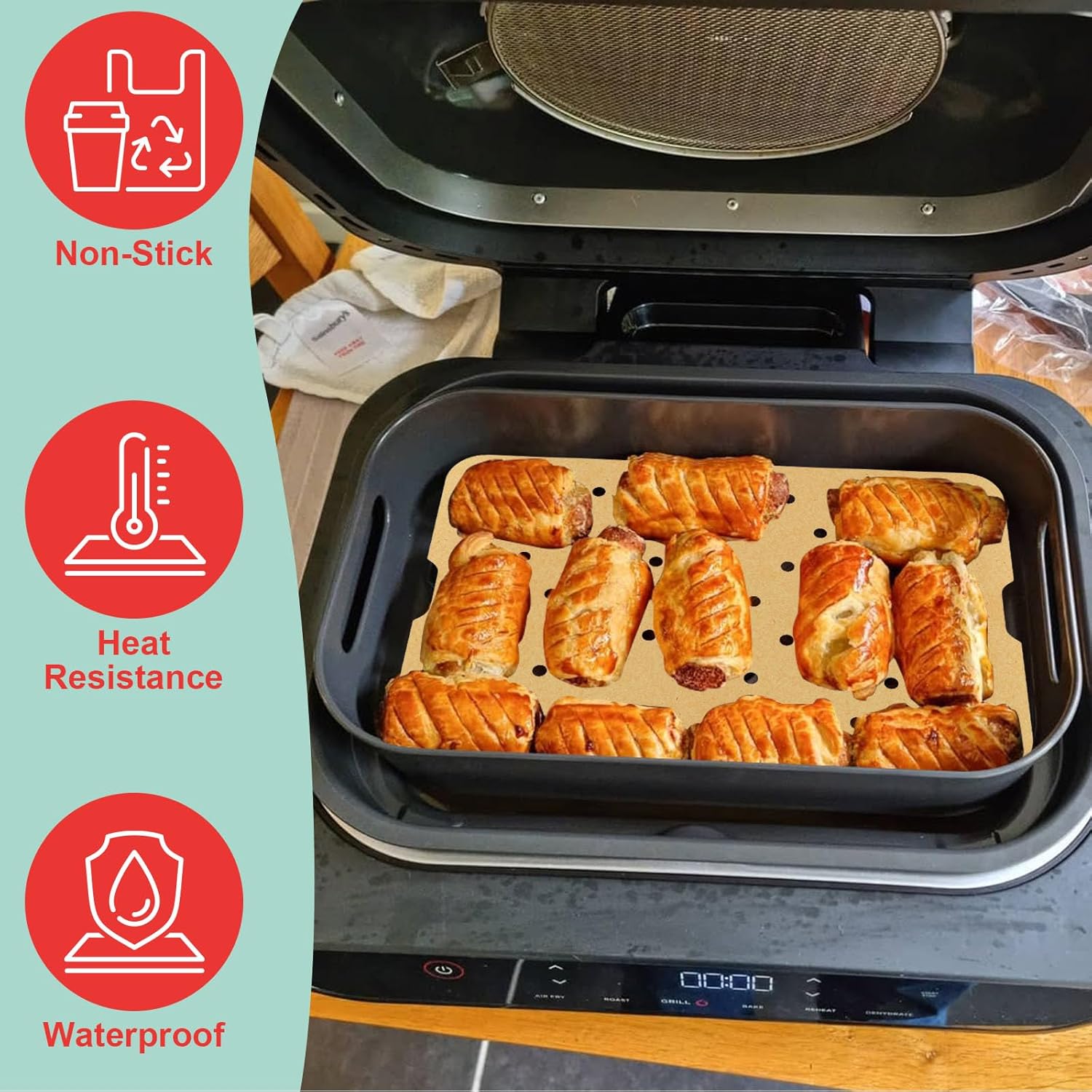 Air Fryer Parchment Paper for  - Kids Outdoor Ninja Equipment ulasan dan harga