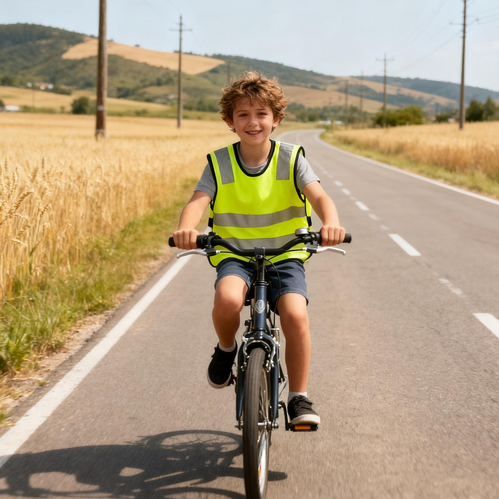 10pcs Kids Reflective Safety V - Kids Outdoor Vest ulasan dan harga