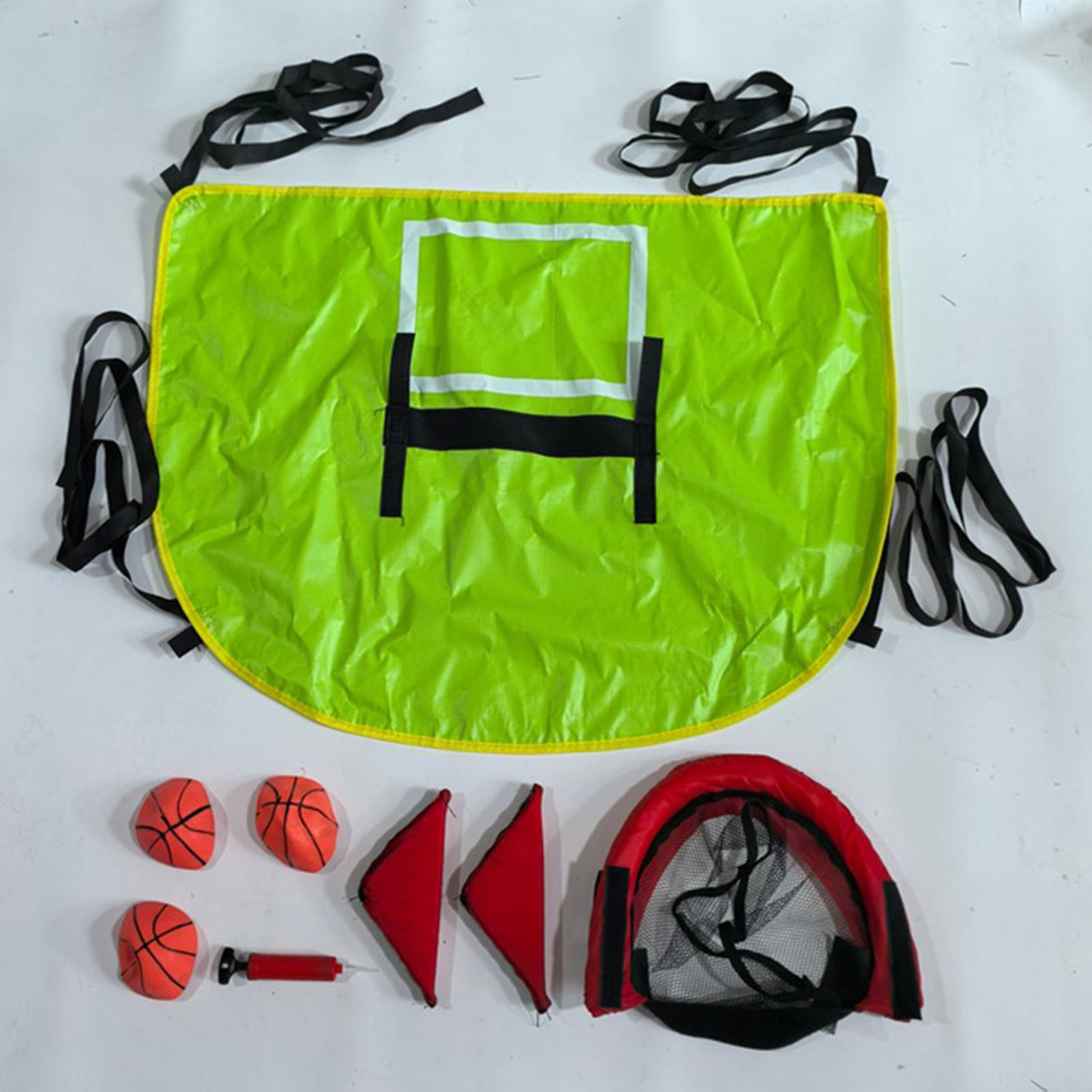 Trampoline Hoop with Pump & 3  - Kids Outdoor Trampoline ulasan dan harga