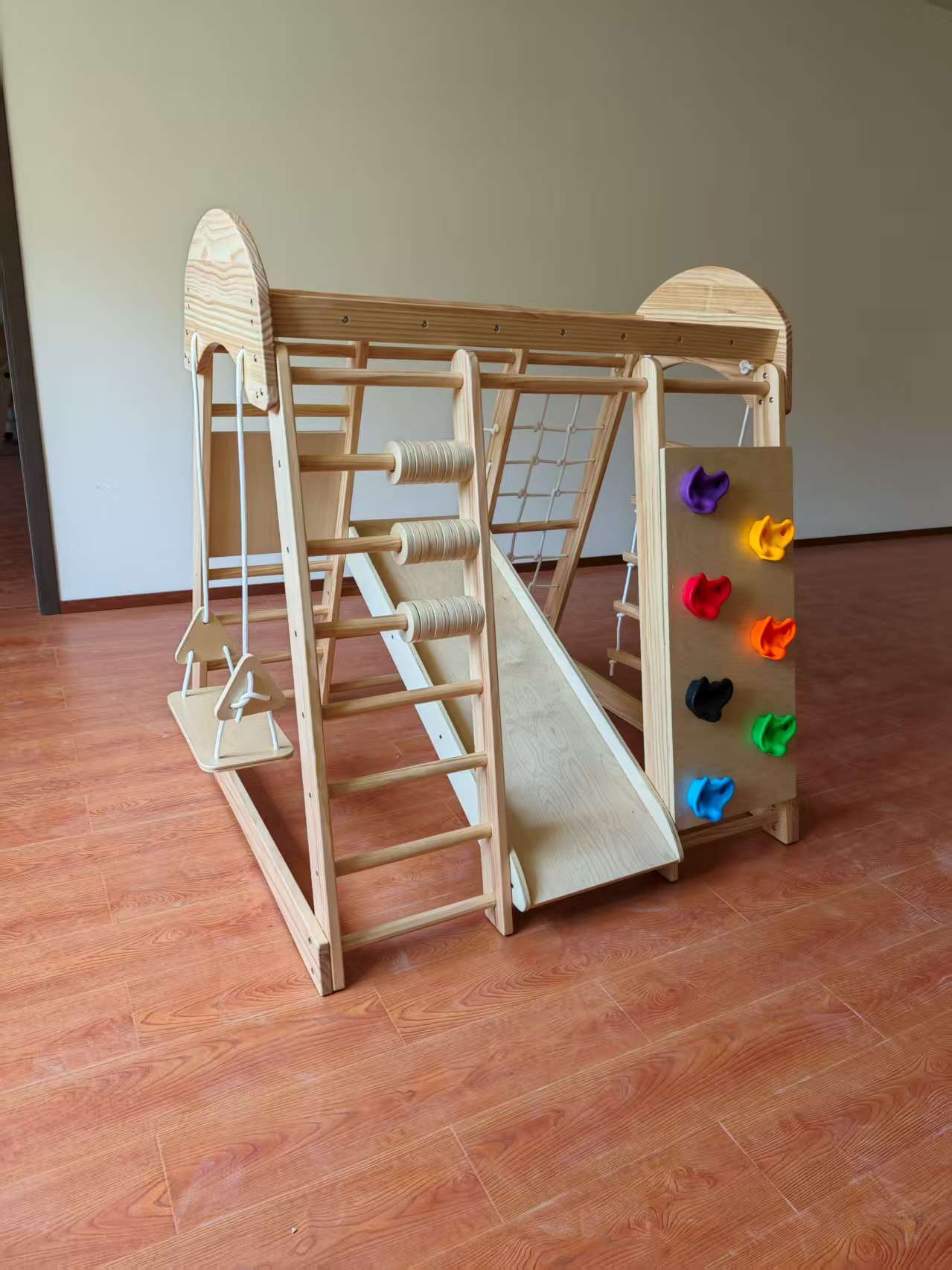 Wooden Kids Climbing Frame Lad - Kids Outdoor Climbing ulasan dan harga